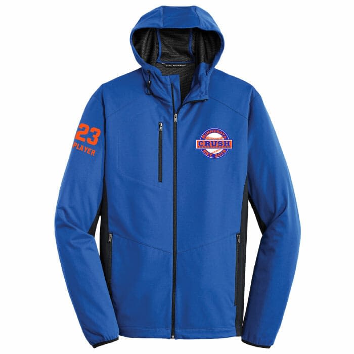 embroidered windbreaker